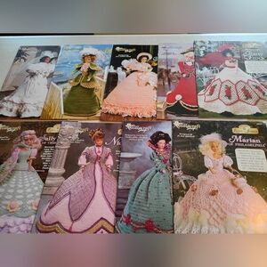 Vintage Crochet Patterns Nine Ladies of Fashion Collection Good Condition